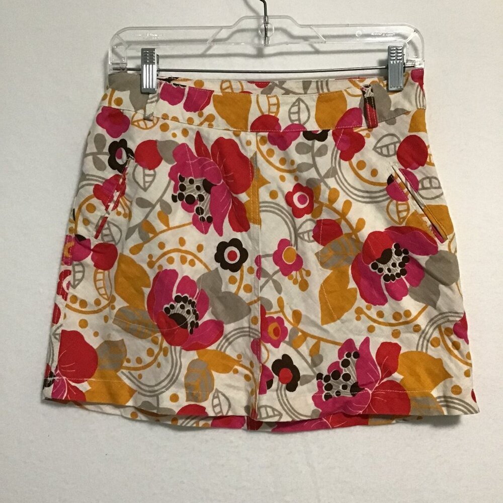 Ole Floral Print Mini Skirt Size EUR 34 (US 4)